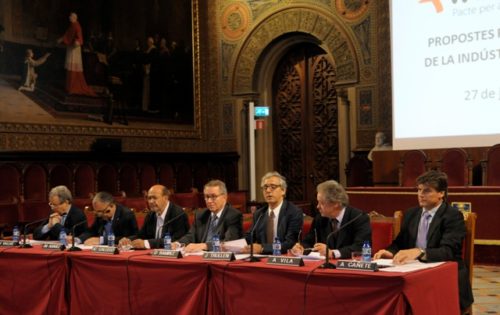 Moment de l’acte de presentació del document. Foto: Universitat de Barcelona