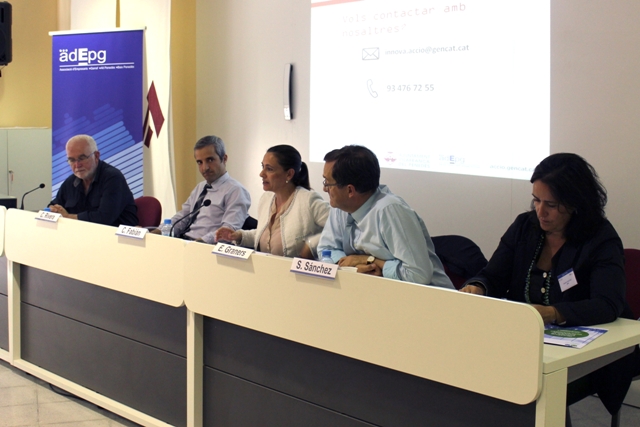 L-R: Jordi Cuyàs, Carles Rivera, Cristina Fabián, Eusebi Graners and Susanna Sánchez. Photo: ADEPG