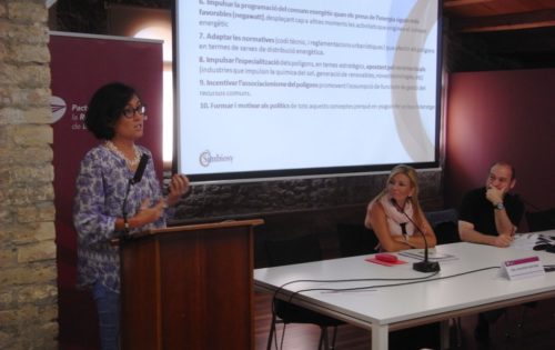 L-R: Verónica Kuchinow, Ana María Martínez and Carles Ruiz