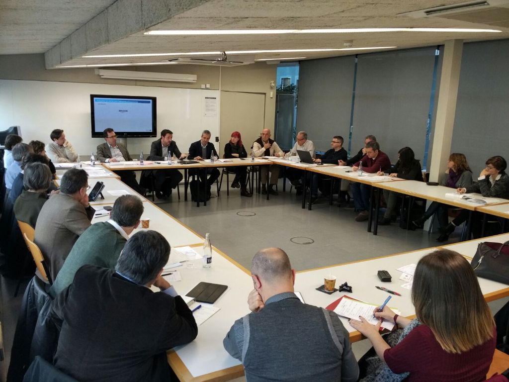 Un momento de la reunión de trabajo del grupo de industria