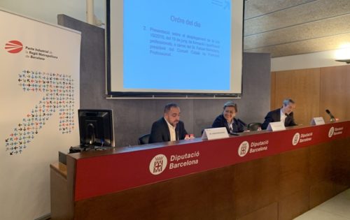 De izq. a dcha.: Fabian Mohedano, M. Rosa Fiol y Carles Rivera.